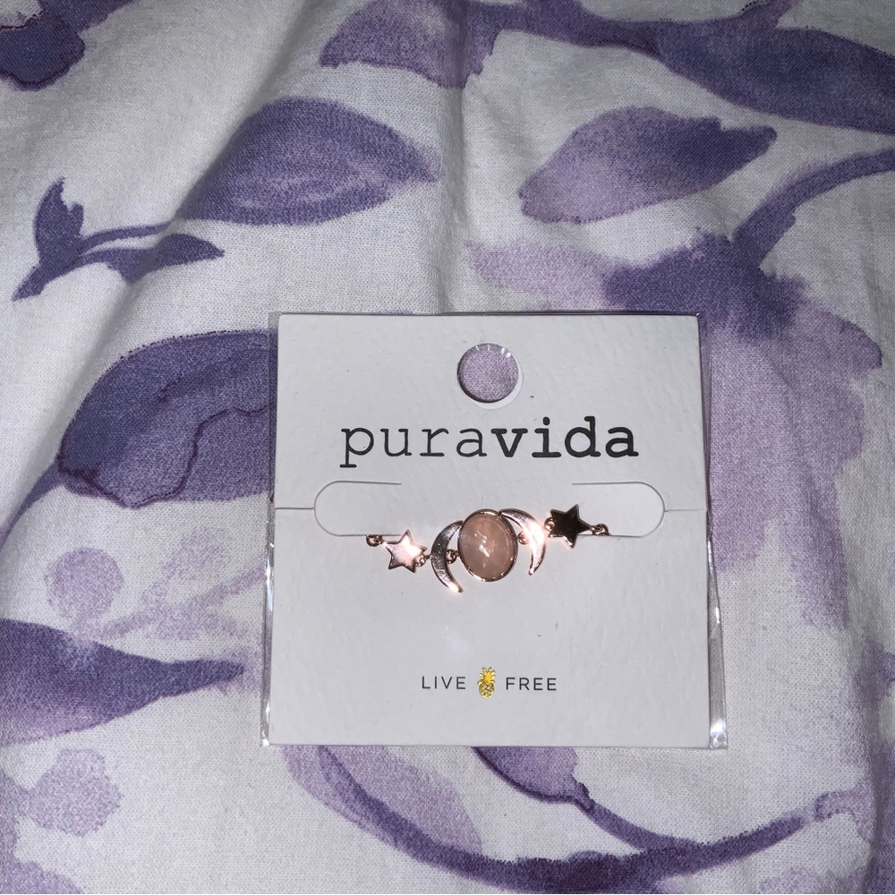 Pura Vida Rose Gold Celestial Necklace